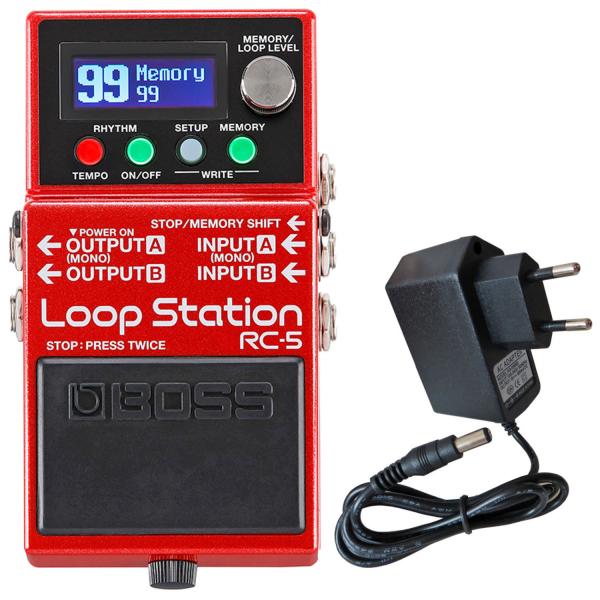 Boss RC-5 Looper Pedal mit 9V Netzteil