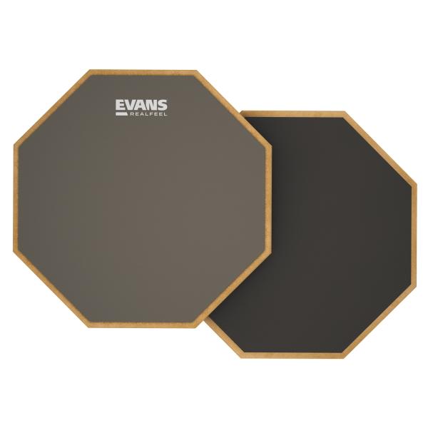Evans RF12D Real Feel Übungspad mit Schlagzeugstöcken
