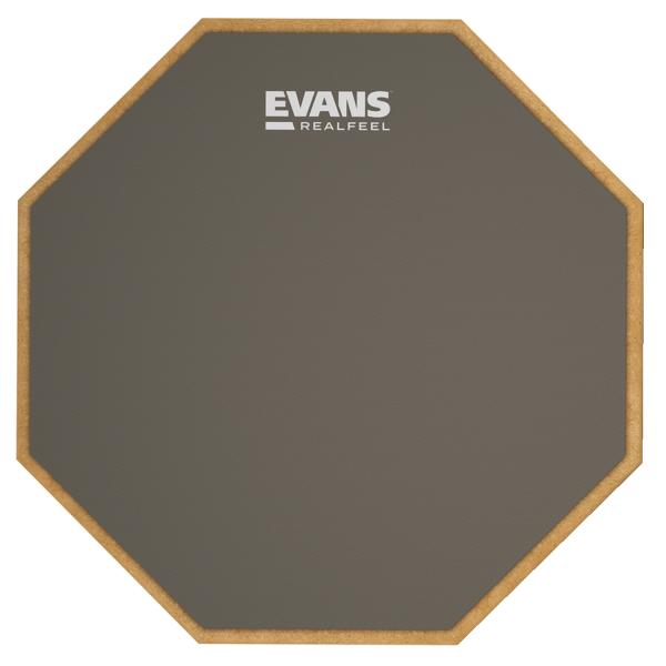 Evans RF12D Real Feel Übungspad mit Schlagzeugstöcken
