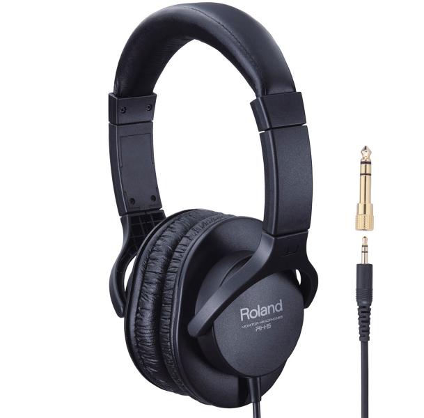 Roland Handpan MD-10 Digitale Mood-Pan mit RH-5 Kopfhörer und Tuch