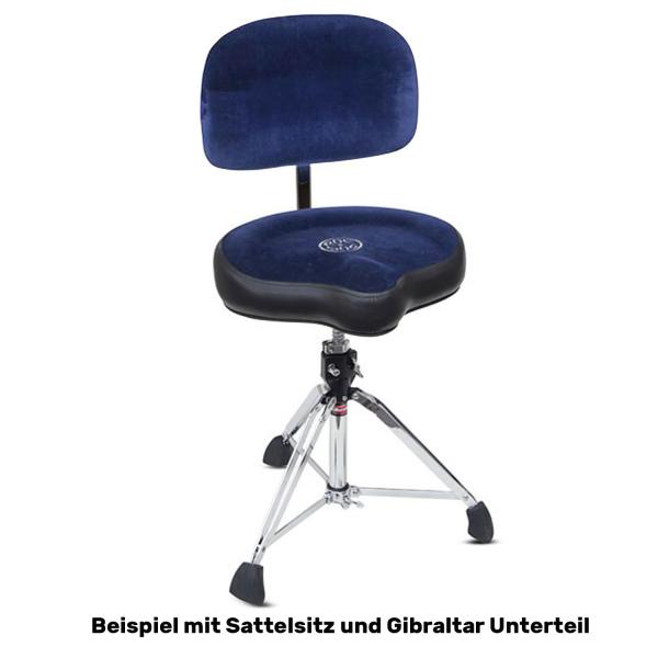 Roc-n-Soc Rückenlehne Blau für Schlagzeughocker
