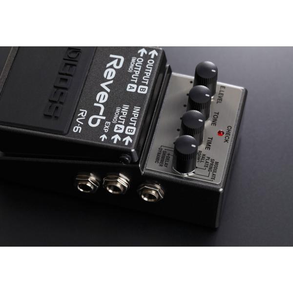 Boss RV-6 Reverb Pedal Studio-Hall