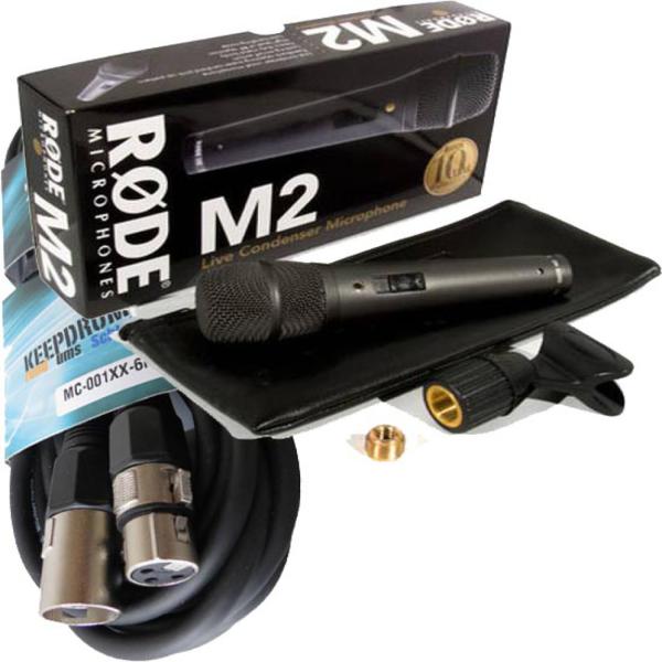 Rode M2 Mikrofon mit Stativ mit Kabel