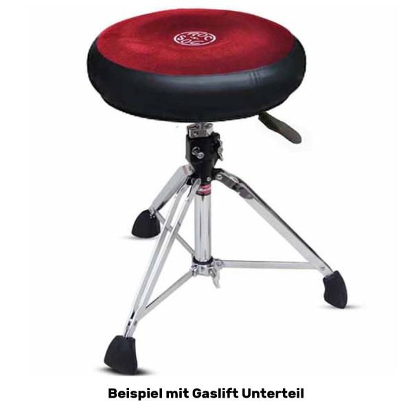 Roc-n-Soc Schlagzeughocker Rundsitz Rot