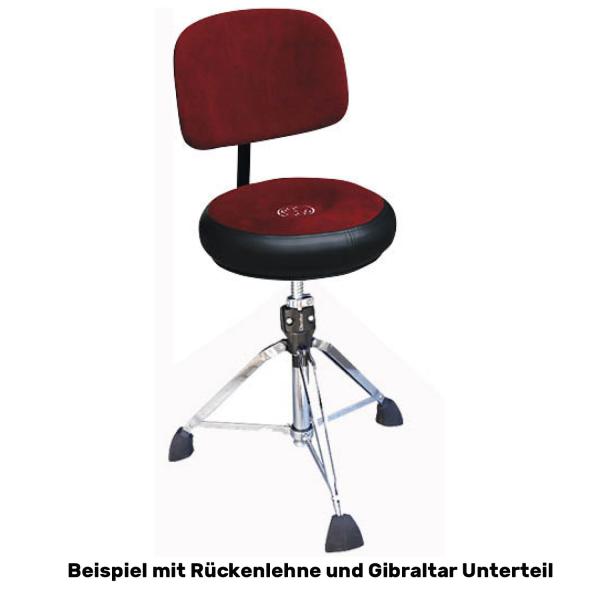 Roc-n-Soc Schlagzeughocker Rundsitz Rot