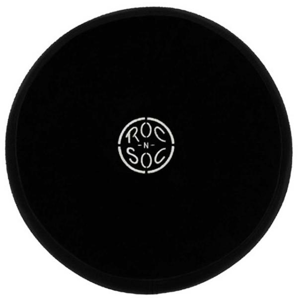 Roc-n-Soc Schlagzeughocker Rundsitz Schwarz mit Lehne