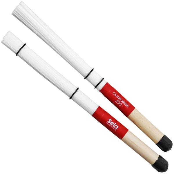 Sela SE036 Cajon Besen mit Sitz-Pad