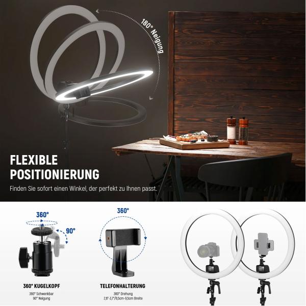 Neewer Ringlicht SRP18C farbige RGB LED-Leuchte