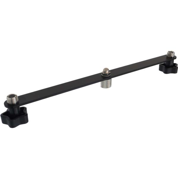 keepdrum STB01 Stereo-Schiene T-Bar mit Mikrofonständer