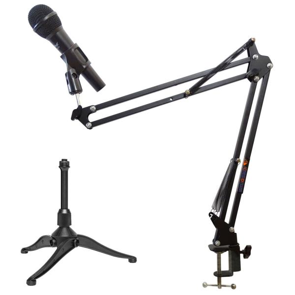 Stagg USB-Mikrofon Set mit Gelenkarm Stativ