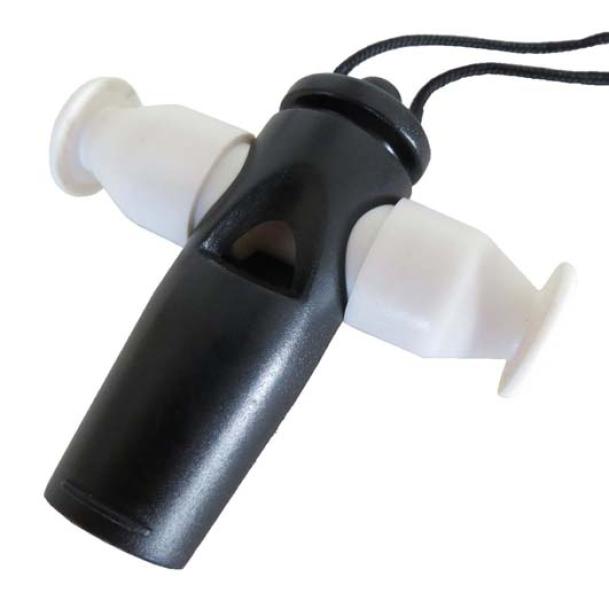 LP Latin Percussion LPCP1 Cajon Zubehör-Set mit KD SW-1 Sambapfeife