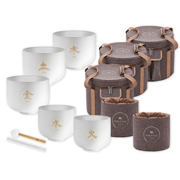 Meinl Sonic Energy Quarz-Klangschalen Set TCMCSBSET5 5-Elemente