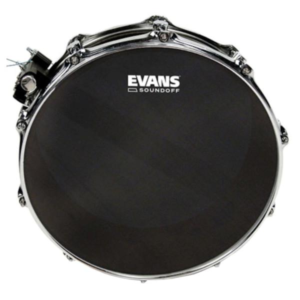 Evans TT14SO01 SoundOff Meshhead Fell 14 mit Schlagzeugstöcken
