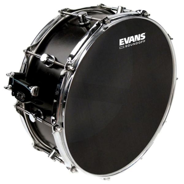 Evans TT14SO01 SoundOff Meshhead Fell 14 mit Schlagzeugstöcken