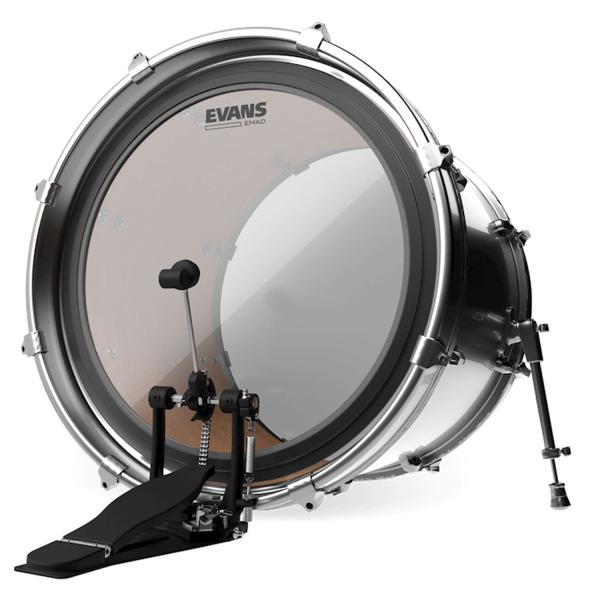 Evans BD20EMAD Clear Emad Bassdrum Fell 20