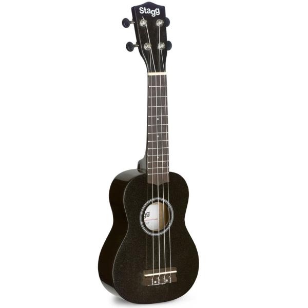 Stagg US-NIGHT Sopran Ukulele mit Tasche mit Wandhalter