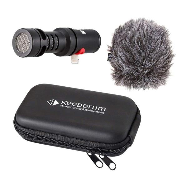 Rode VMML Videomic Me-L für iPhone mit Soft-Case