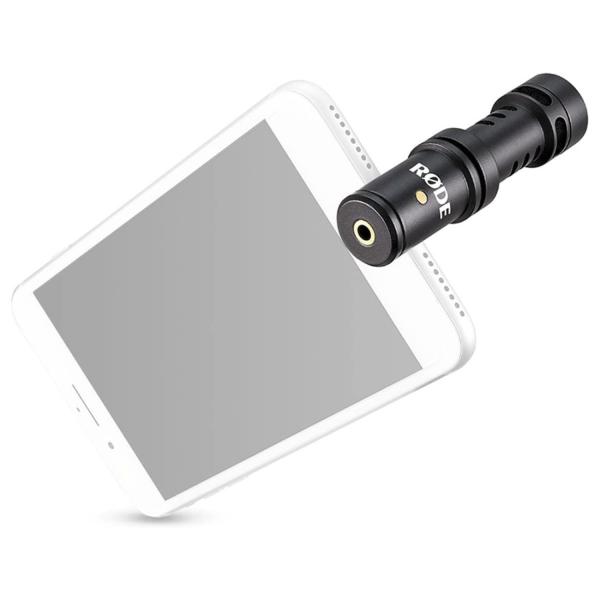 Rode Videomic Me-L mit Windschutz Pink mit Tuch