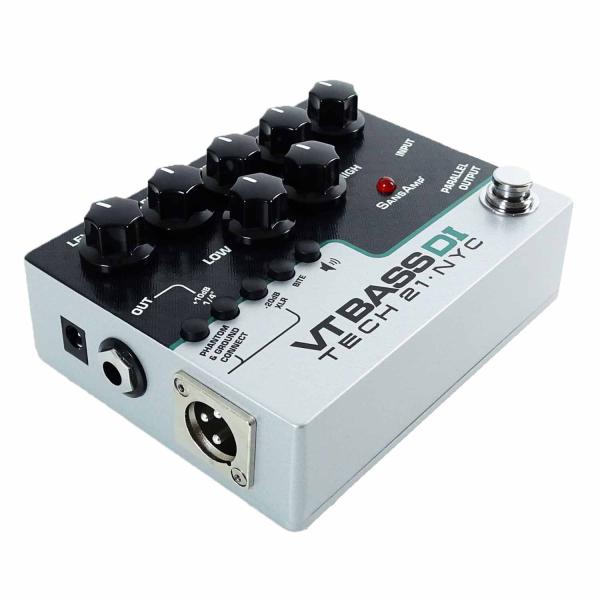 Tech21 SansAmp Character VT Bass DI Preamp Pedal mit Kabel