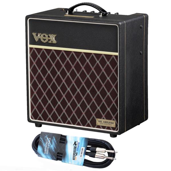 Vox Verstärker AC4HWG2 Hand Wired 4W Vollröhre Gitarren-Combo mit Kabel