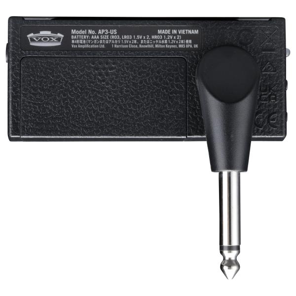 Vox Kopfhörer-Verstärker für Gitarre amPlug 3 US Silver mit Tasche