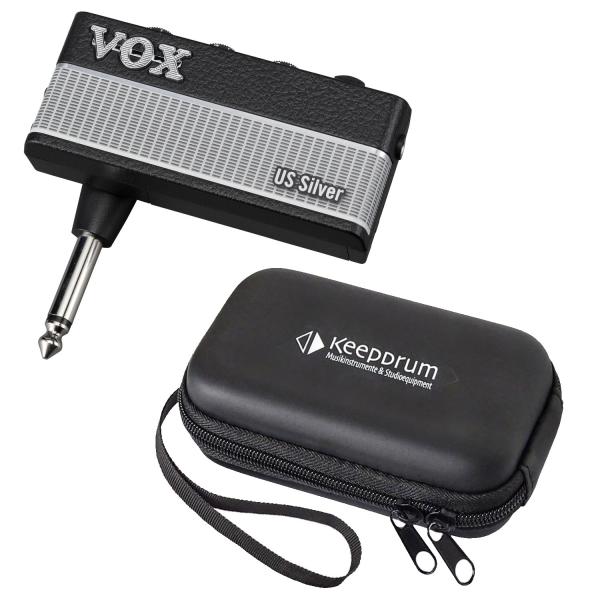Vox Kopfhörer-Verstärker für Gitarre amPlug 3 US Silver mit Tasche