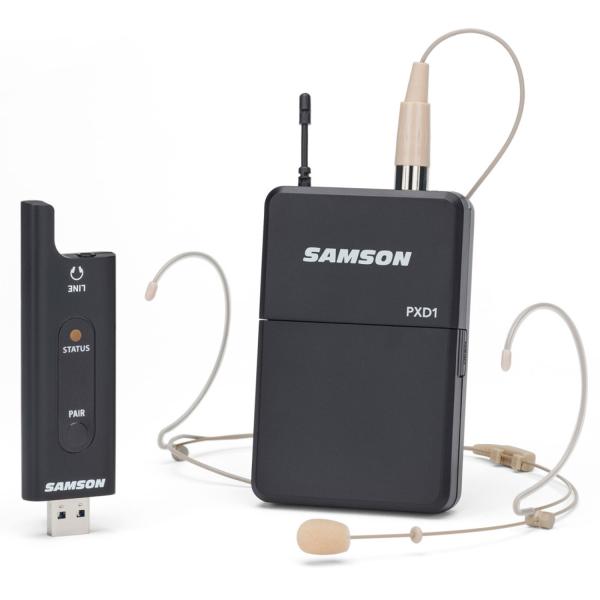 Samson XPD2 Headset System mit Windschutz Weiss