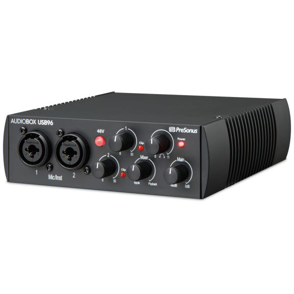 Presonus Audiobox USB 96 mit Kabel mit Ständer