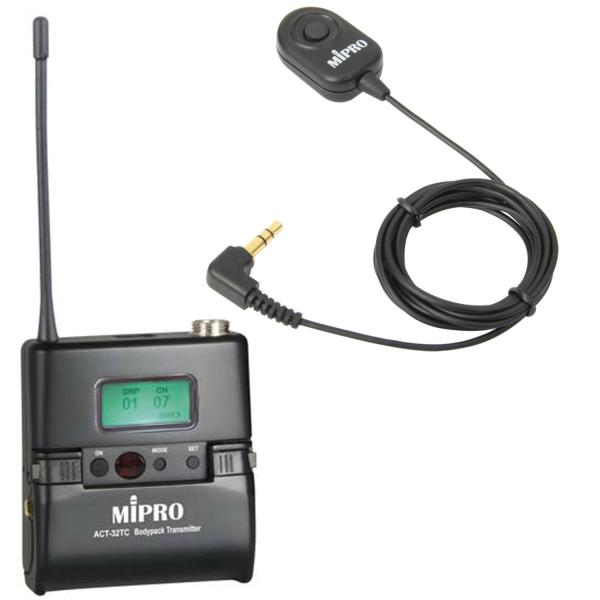 Mipro ACT-32TC Taschensender mit MJ-70 Stummschalter