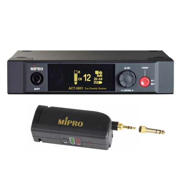 Mipro ACT-5801 1-Kanal-Empfänger mit MT-58 Stecksender