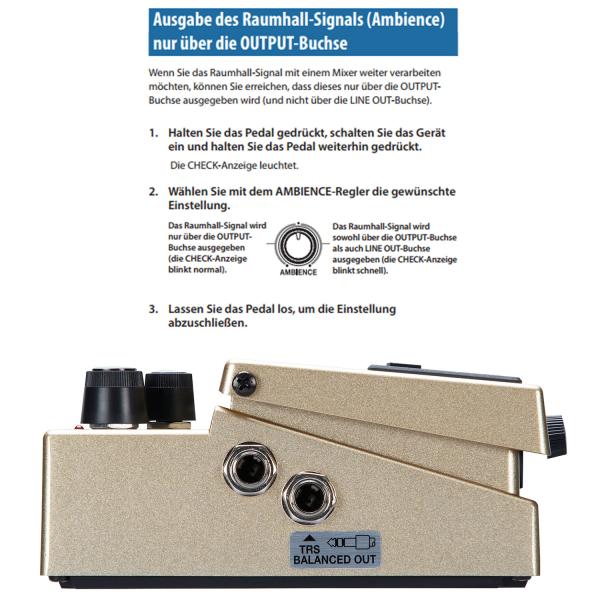 Boss AD-2 Preamp für Akustik-Gitarre mit Netzteil