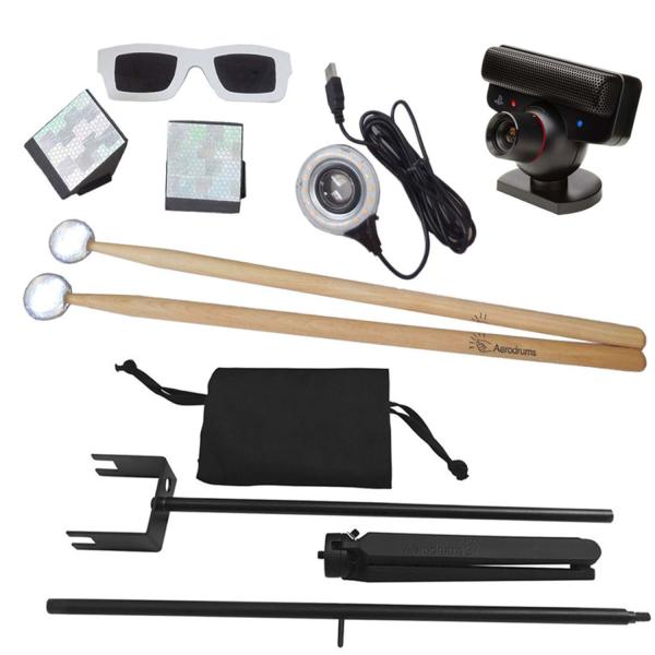 Aerodrums Air-Drumming Schlagzeug E-Drum mit Kamerastativ B-Ware