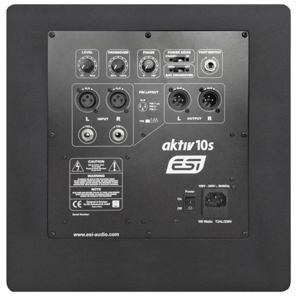 ESI Aktiv 10S aktiver Monitor-Subwoofer 10 Zoll