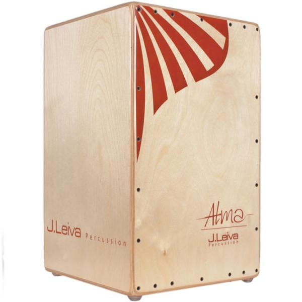 J.Leiva Alma Red Cajon mit keepdrum Tasche und Pad