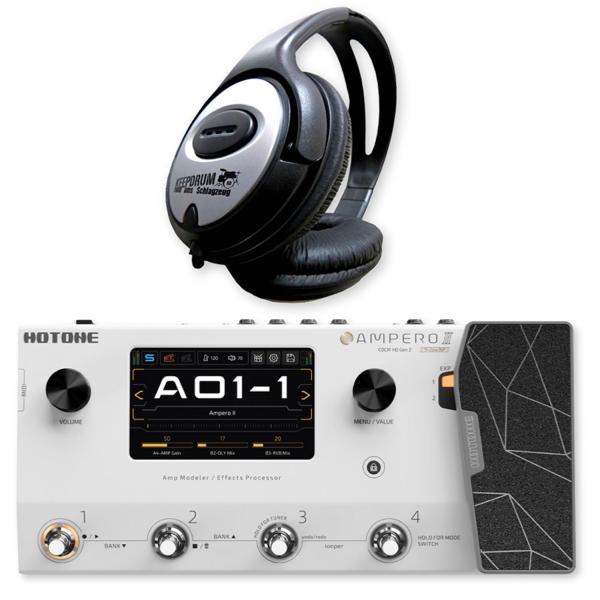 Hotone Effektgerät Ampero II Amp-Modeler mit Kopfhörer