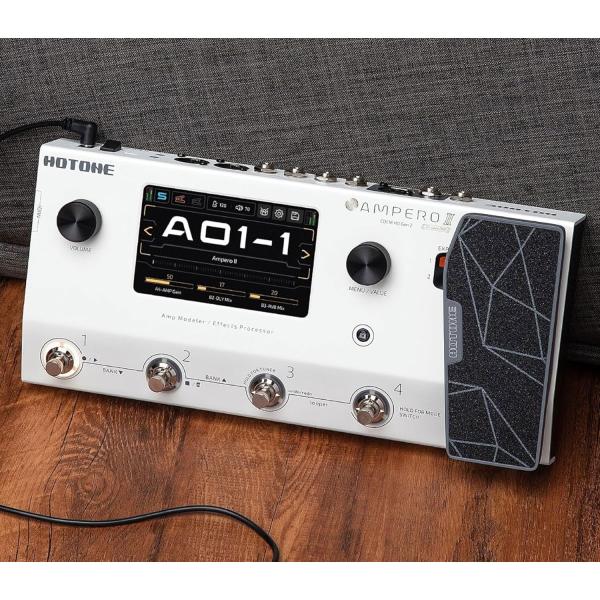 Hotone Effektgerät Ampero II Amp-Modeler mit Kabel