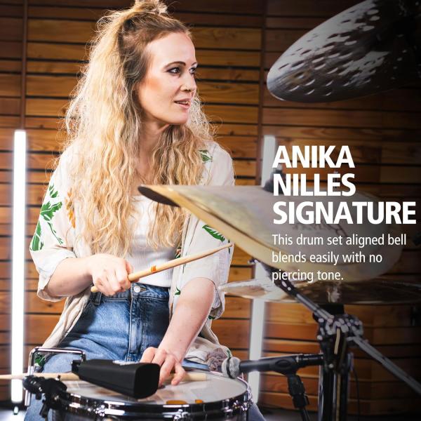 Meinl Cowbell AN-BB 4.5 Zoll Anika Nilles Beat Bell mit Trommelstöcken