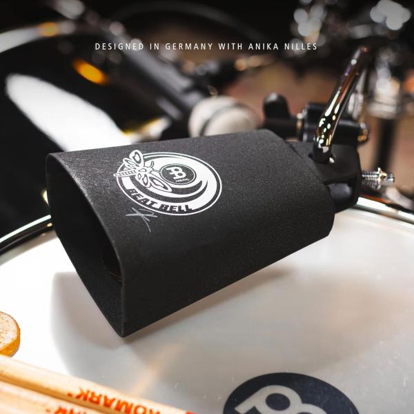 Meinl Cowbell AN-BB 4.5 Zoll Anika Nilles Beat Bell mit Trommelstöcken
