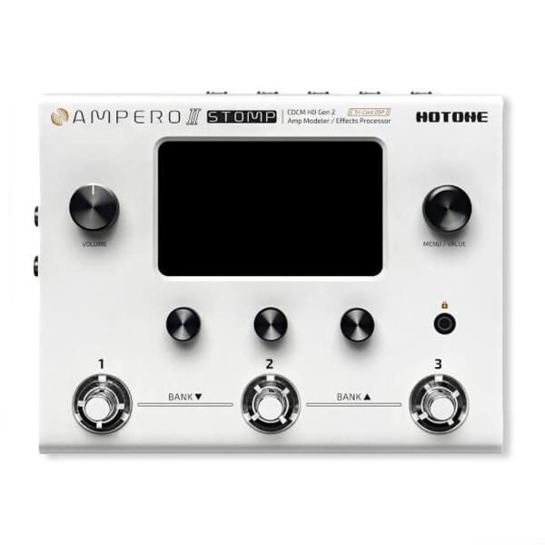 Hotone Effektgerät Ampero II Stomp Amp-Modeler mit Kabel