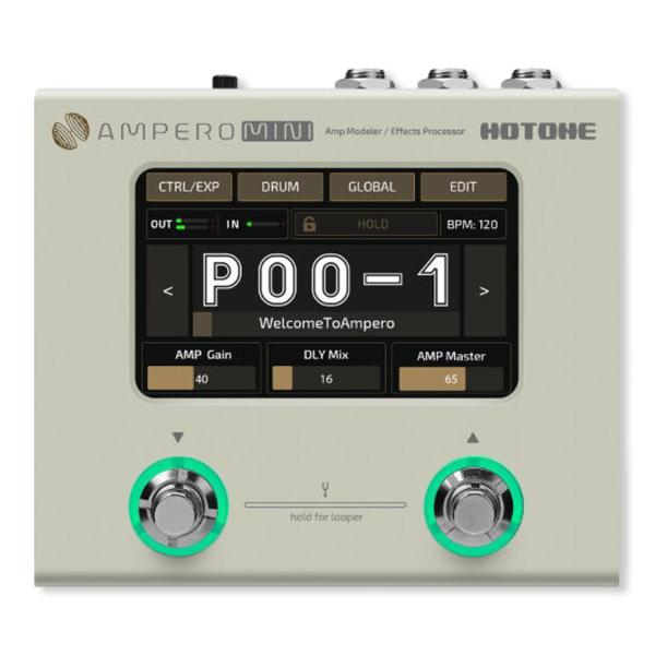 Hotone Effektgerät Ampero Mini Vanilla Amp-Modeler