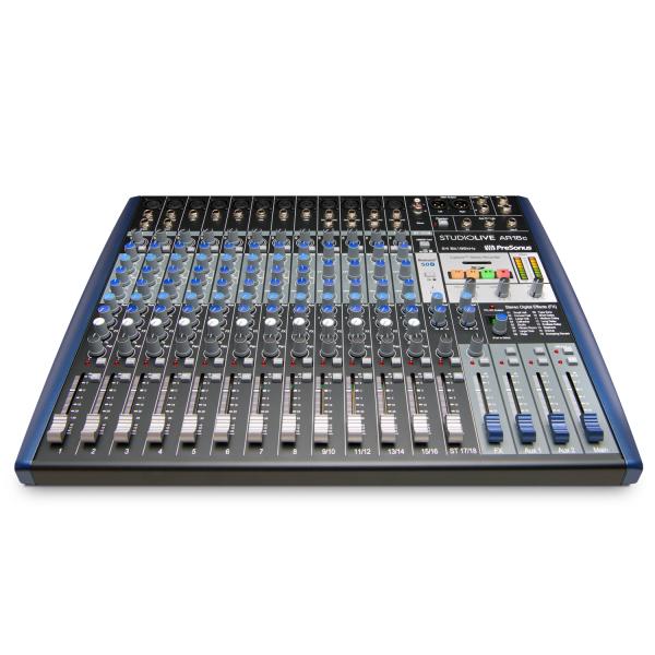 Presonus Mischpult Studiolive AR16C USB Analog-Mixer mit Speicherkarte