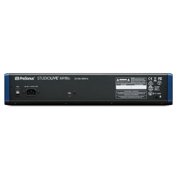 Presonus Mischpult Studiolive AR16C USB Analog-Mixer mit Speicherkarte