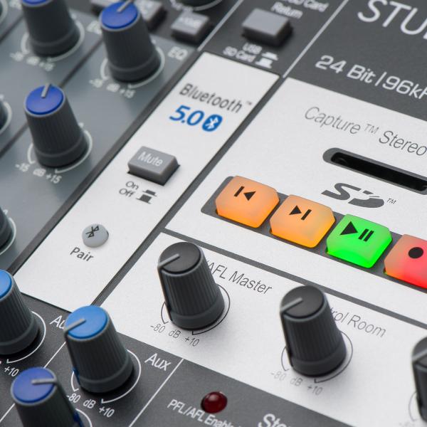 Presonus Mischpult Studiolive AR16C USB Analog-Mixer mit Speicherkarte