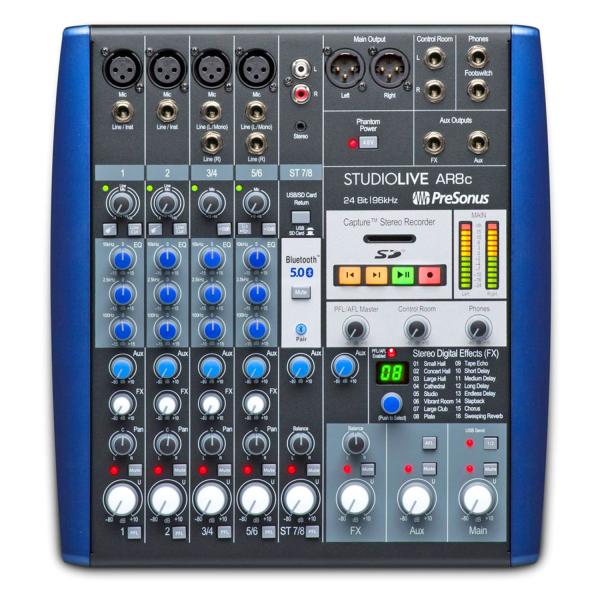 Presonus StudioLive AR8c Mischpult mit Kopfhörer