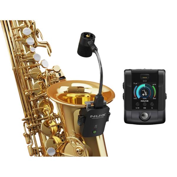 Nux Drahtlos-Mikrofonsystem B6-Pro für Blasinstrumente