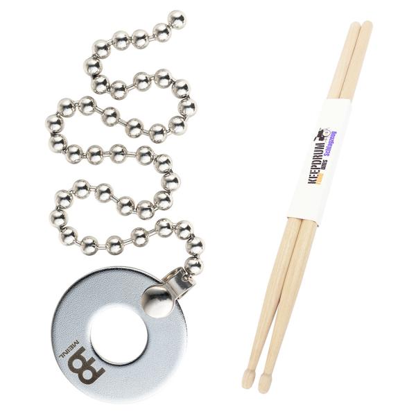 Meinl Cymbal Bacon Sizzle Effekt mit Schlagzeugstöcken