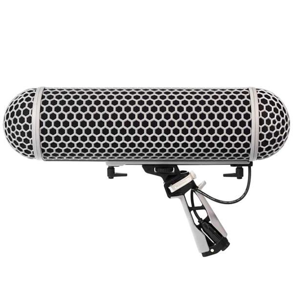 Rode NTG-2 mit Blimp Windschutz mit Kopfhörer