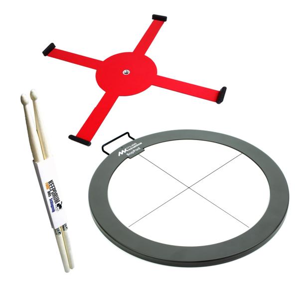 Muse Kinetics Bop Pad mit Mount und Schlagzeugstöcke