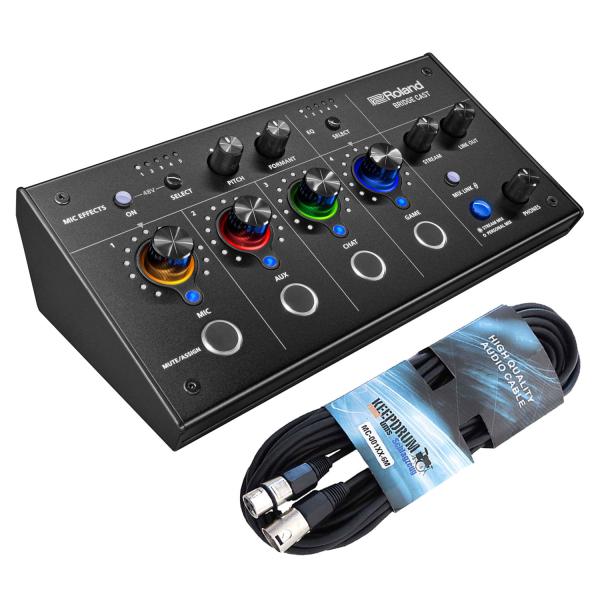 Roland Bridge Cast Dual Bus Gaming Mixer mit Kabel