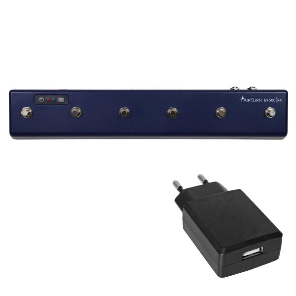 Airturn Bluetooth Fußschalter BT500-S6 mit Netzteil